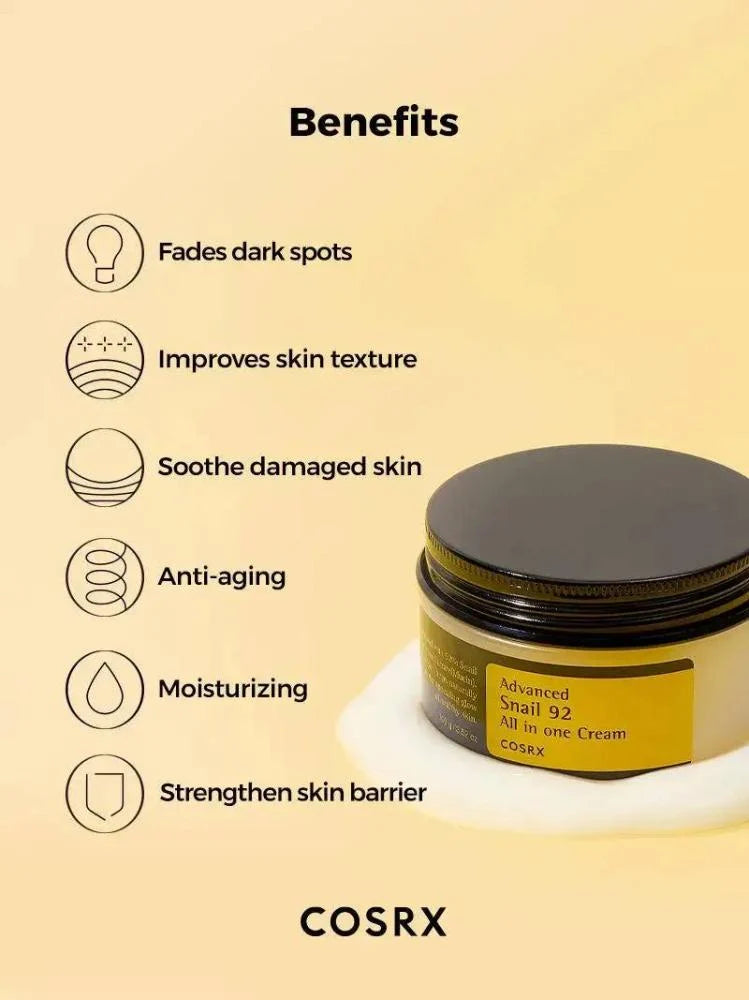 COSRX ADVANCED SNAIL 92 ALL IN ONE CREAM 100ML
