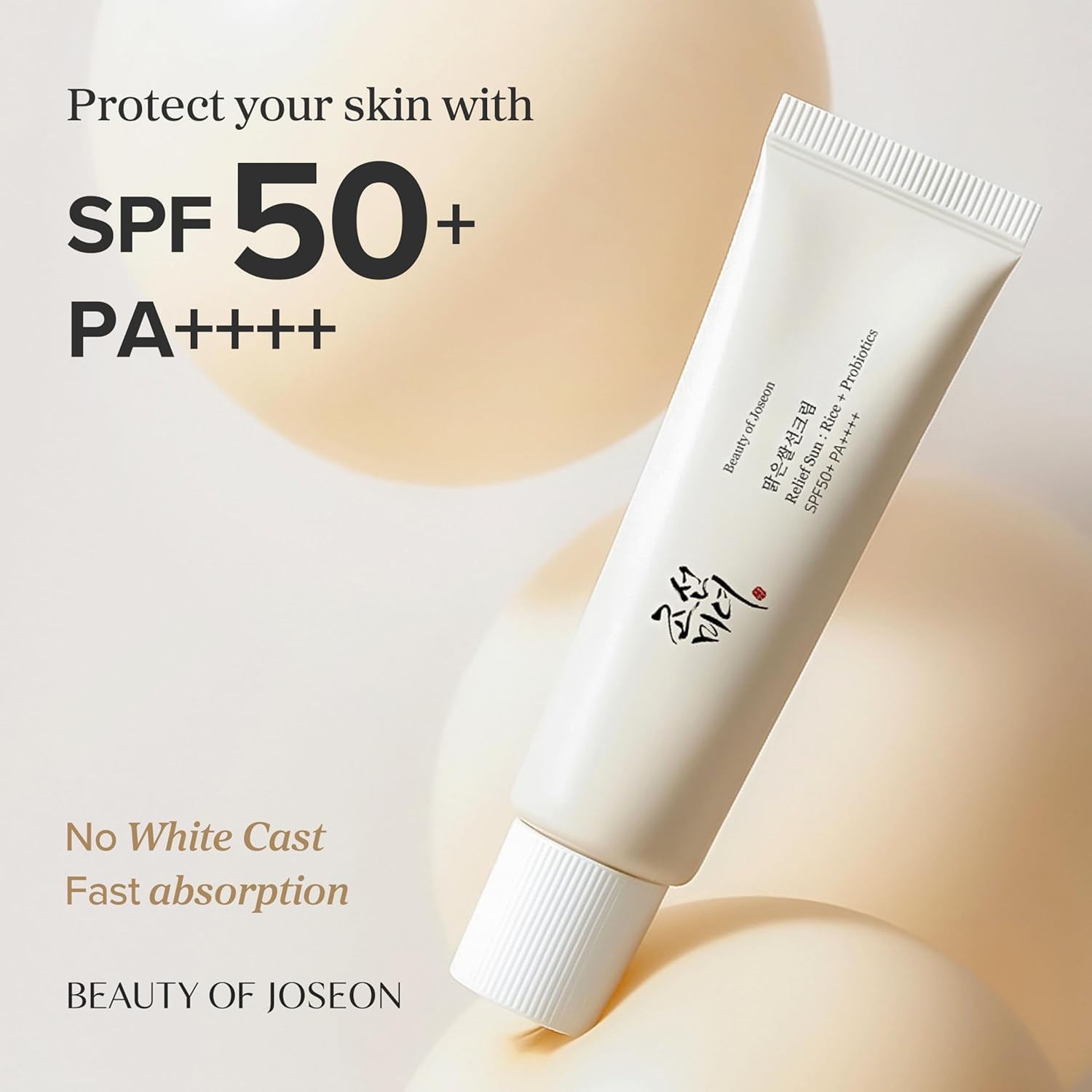 BEAUTY OF JOSEON RICE+PROBIOTICS SPF50+ 50ML