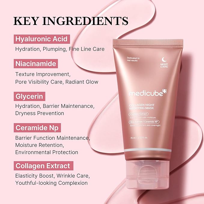 MEDICUBE COLLAGEN WRAPPING NIGHT MASK 75ML