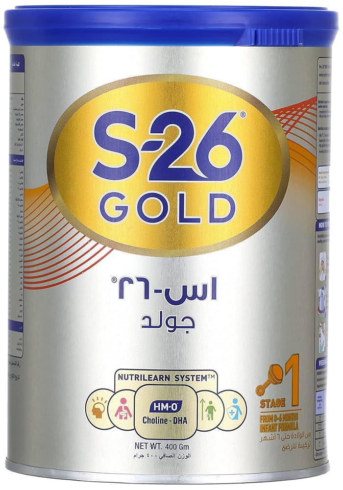 S - 26 PRO GOLD MILK POWDER 400 GM (1) رقم