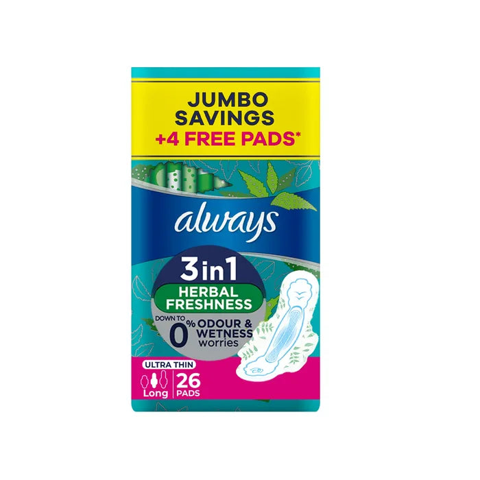 Always Ultra Thin Long 26Pcs