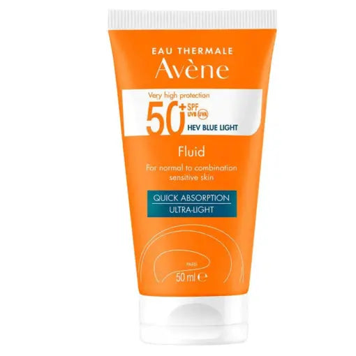 لوشن واقي من الشمس أفين سائل SPF50+ 50 مل