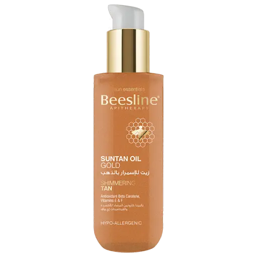 Beesline Suntan Oil Gold Shimmering 200ml
