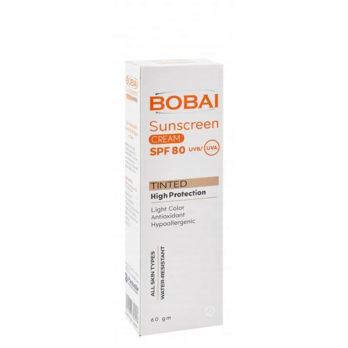 كريم واقي من الشمس بوباي SPF80 (ذو لون) 60 جم
