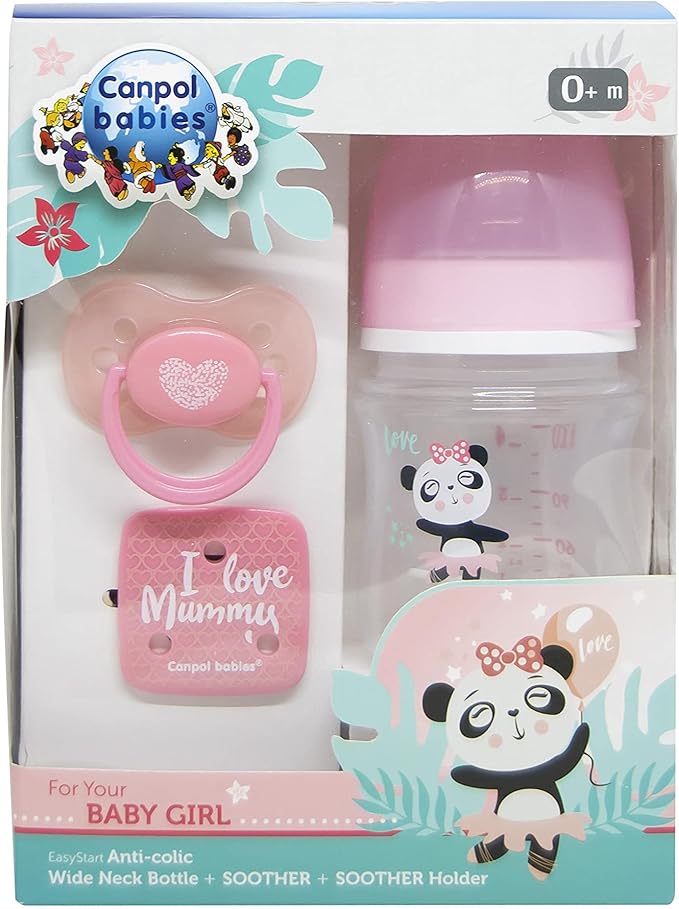 CANPOL BOTTLE+SOOTHER+SAFETYCLIP-PIN