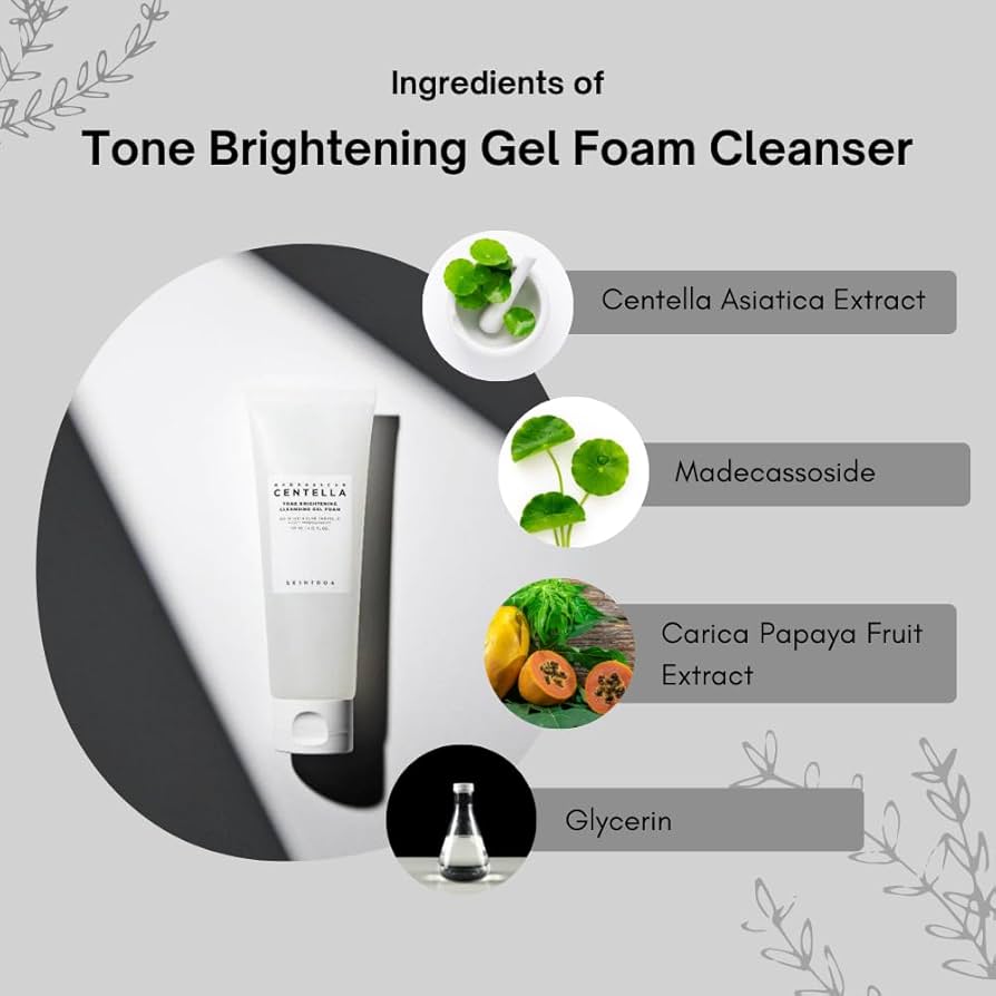 CENTELLA TONE BRIGHTENING CLEANSING GEL FOAM 125ML
