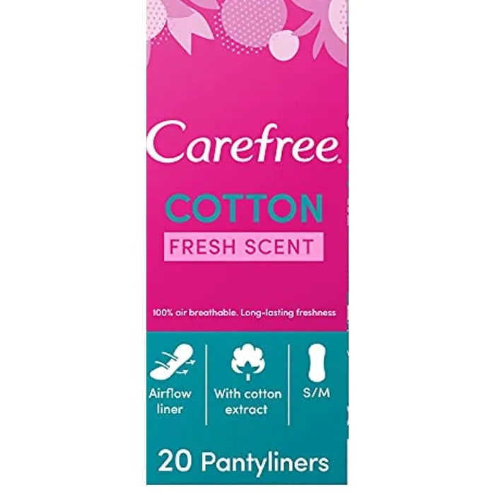 Care Free Cotton Fresh Scent Coated Pad 20Pcs
