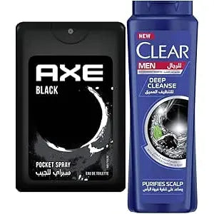 Clear Men SH.600ml Deep Cleanse+axe 17ml Off