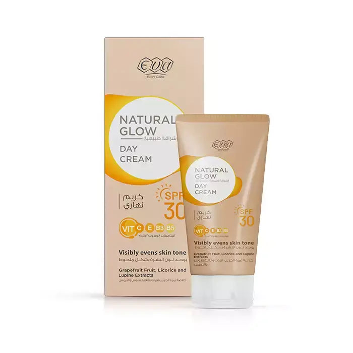 كريم إيفا ناتشورال جلو النهاري SPF30 50 جم
