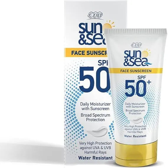 كريم واقي من الشمس للوجه إيفا صن آند سي SPF50+ 40 مل