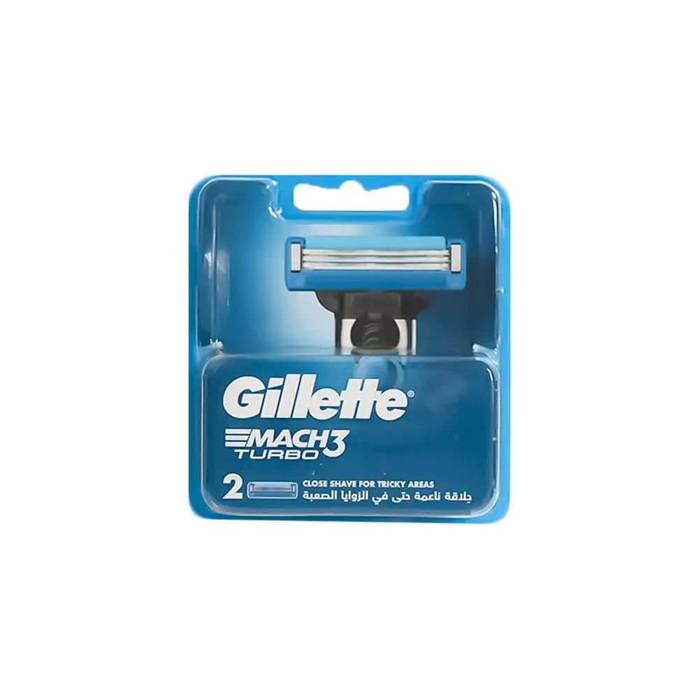 شفرات حلاقة جليت MACH.3 Turbo 3D (ذات شفرتين)