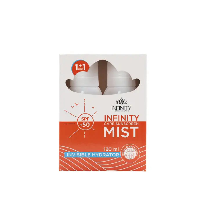 Infinity Sunscreen Mist SPF50+ 120ml (1+1)