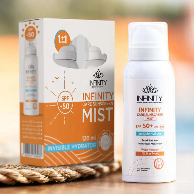 Infinity Sunscreen Mist SPF50+ 120ml (1+1)