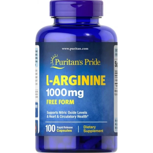 L – Carnitine 1000 mg 90 Cap Puritans Pride