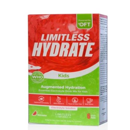 LIMITLESS HYDRATE 6 STICK PACKS KIDS