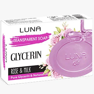 Luna Glycerin Rose&Milk Soap 100gm