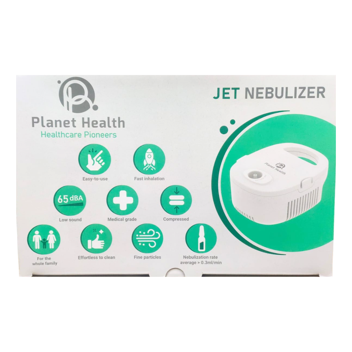PLANET HEALTH JET NEBULIZER جهاز استنشاق