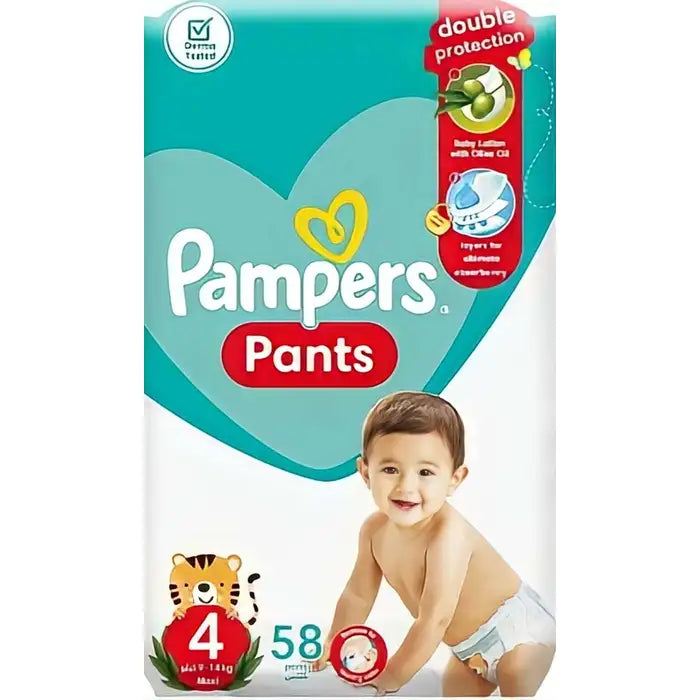 Pampers Baby Pants NO.4 (56/58PCS)