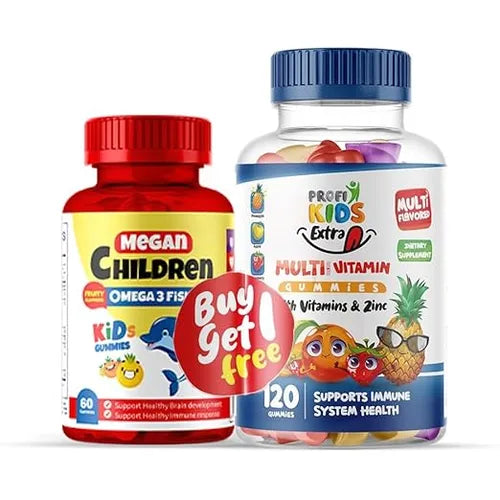 Profi Kids 120 Gummies+ Megan Omega 60 Gummies