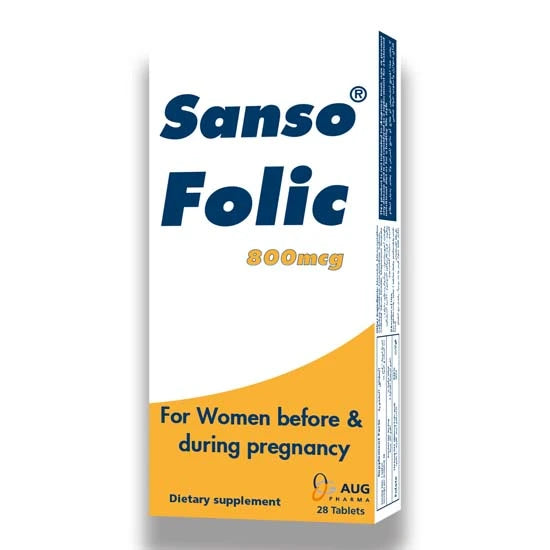 Sanso Folic 800 mg 28 Tab