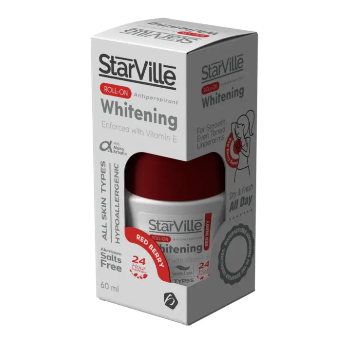 Starville Roll On 60ml Whitening Red Berry