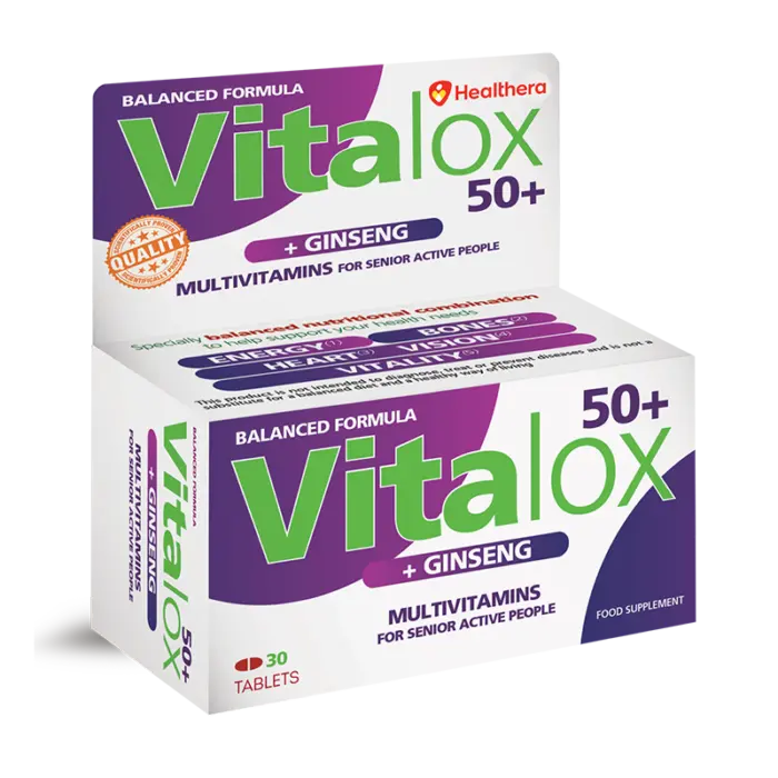 Vitalox +50 Ginseng Multivit 30 Tab