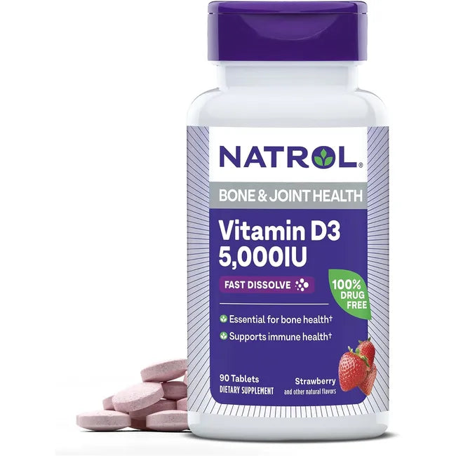 Vitamin D3 5000U 90 Cap (Natrol)