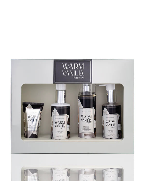 MOOD SET WARM VANILLA (SPLASH+HAND+SHOWER+MILK)