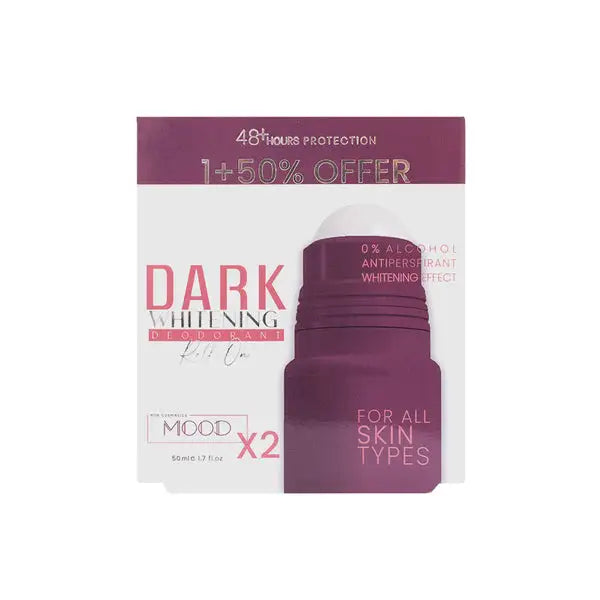 Mood Whitening Deodorant Roll On 50ML Dark PROMOBACK