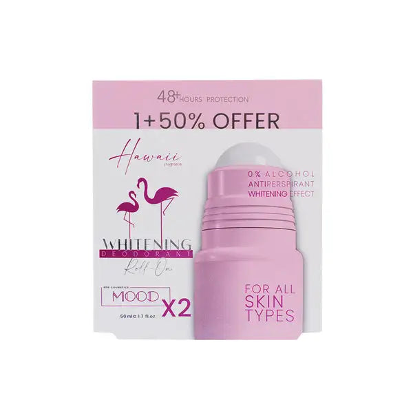 Mood Whitening Deodorant Roll On 50ML Hawaii PROMOBACK