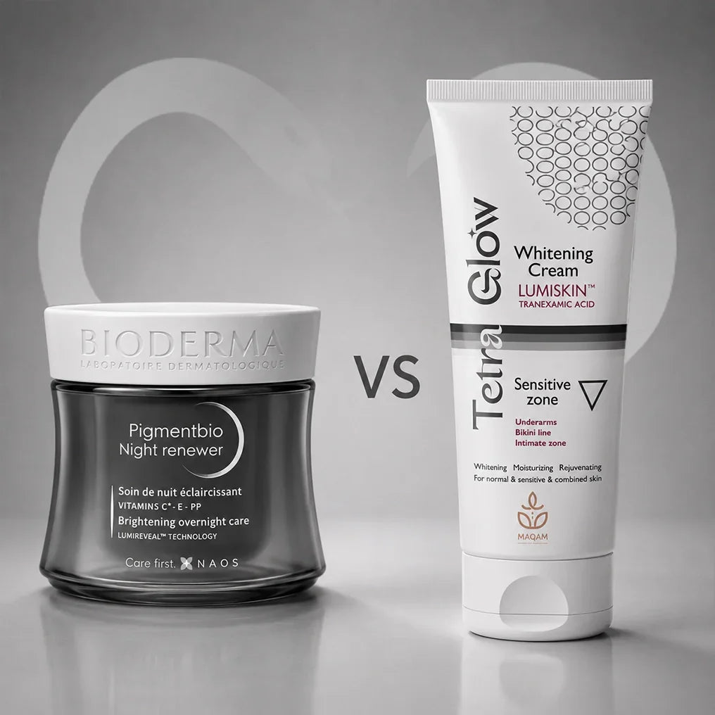 Bioderma vs. Tetra Glow: Which Whitening Cream is Best for Underarms and Sensitive Zones?