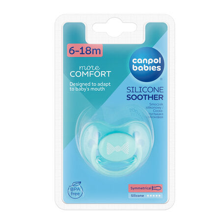 CANPOL SILICONE SOOTHER (6-18M)