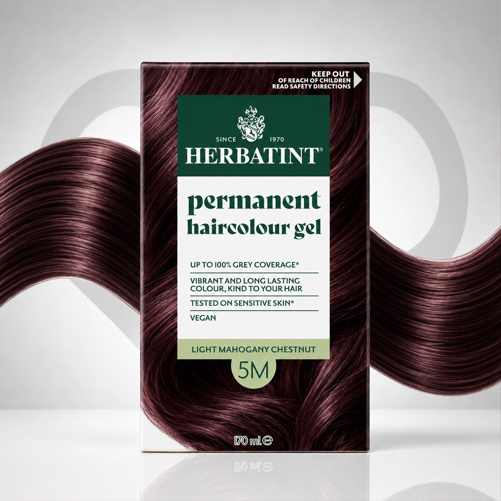 Herbatint Permanent Haircolour Gel 5M Light Mahogany Chestnut