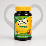 Nature's Way Alive Calcium & Vitamin D3 Gummy 60 Gummies