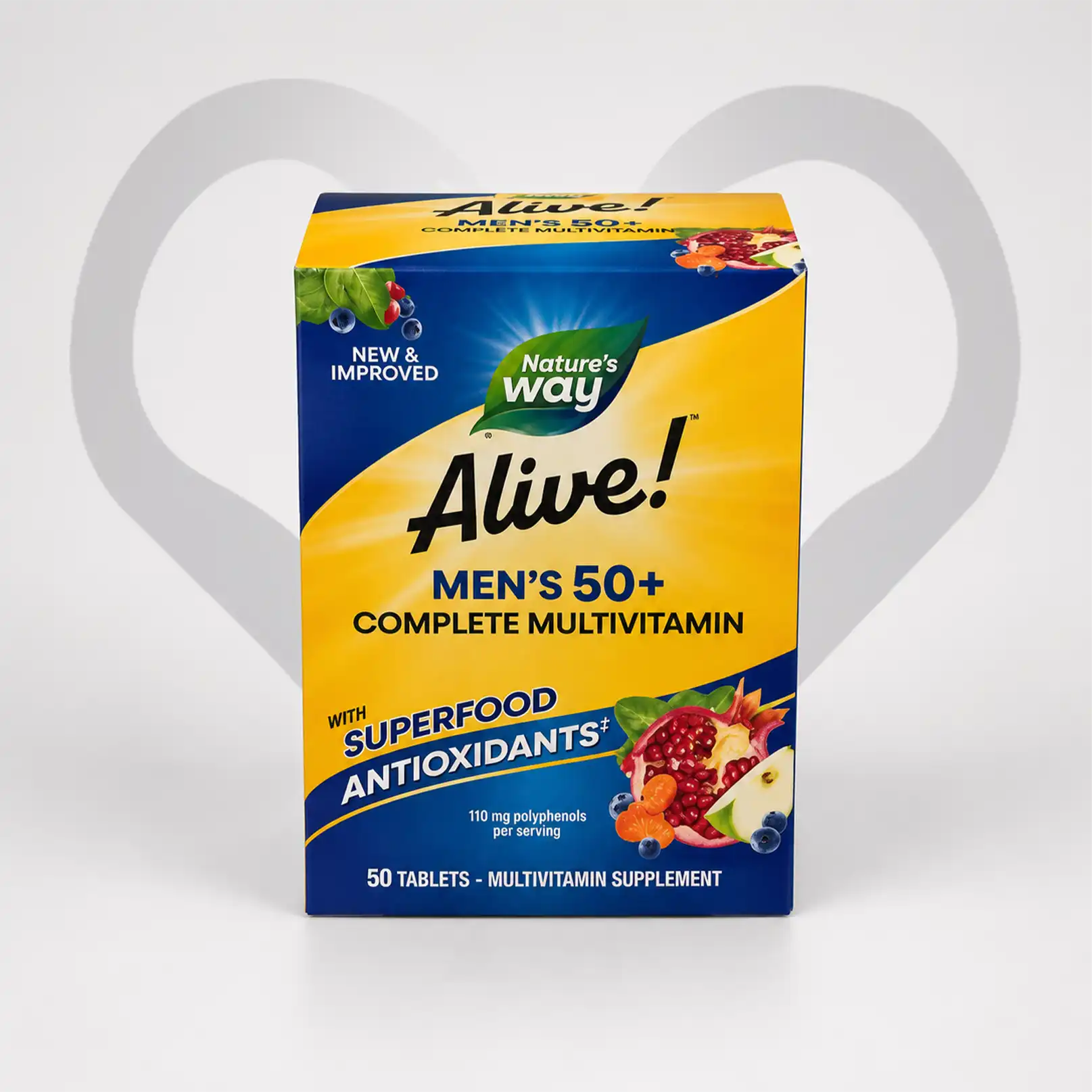 Nature's Way Alive Men's 50+ Complete Multivitamin 50 Tablet