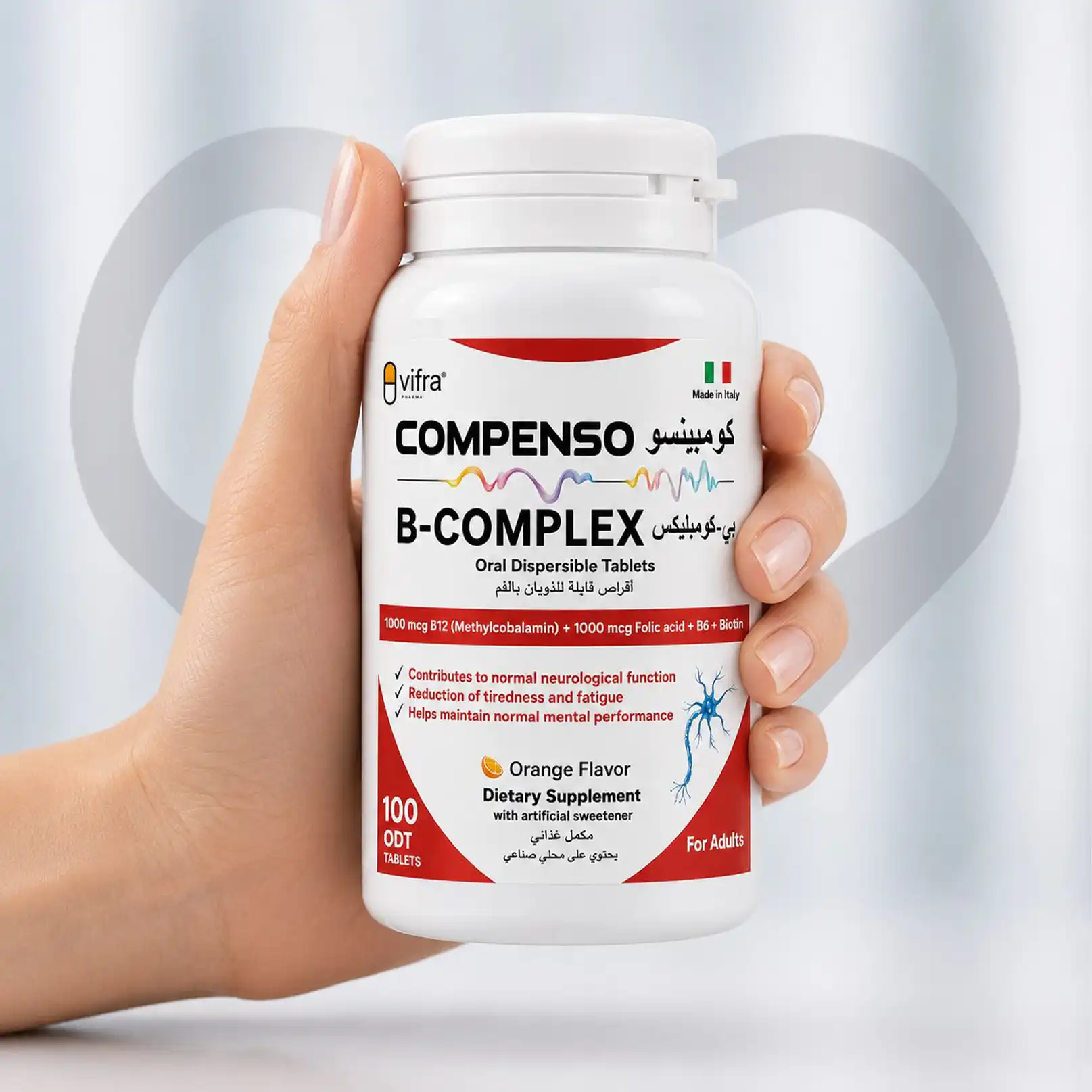 COMPENSO B-COMPLEX 100 ORAL DIS TABLETS