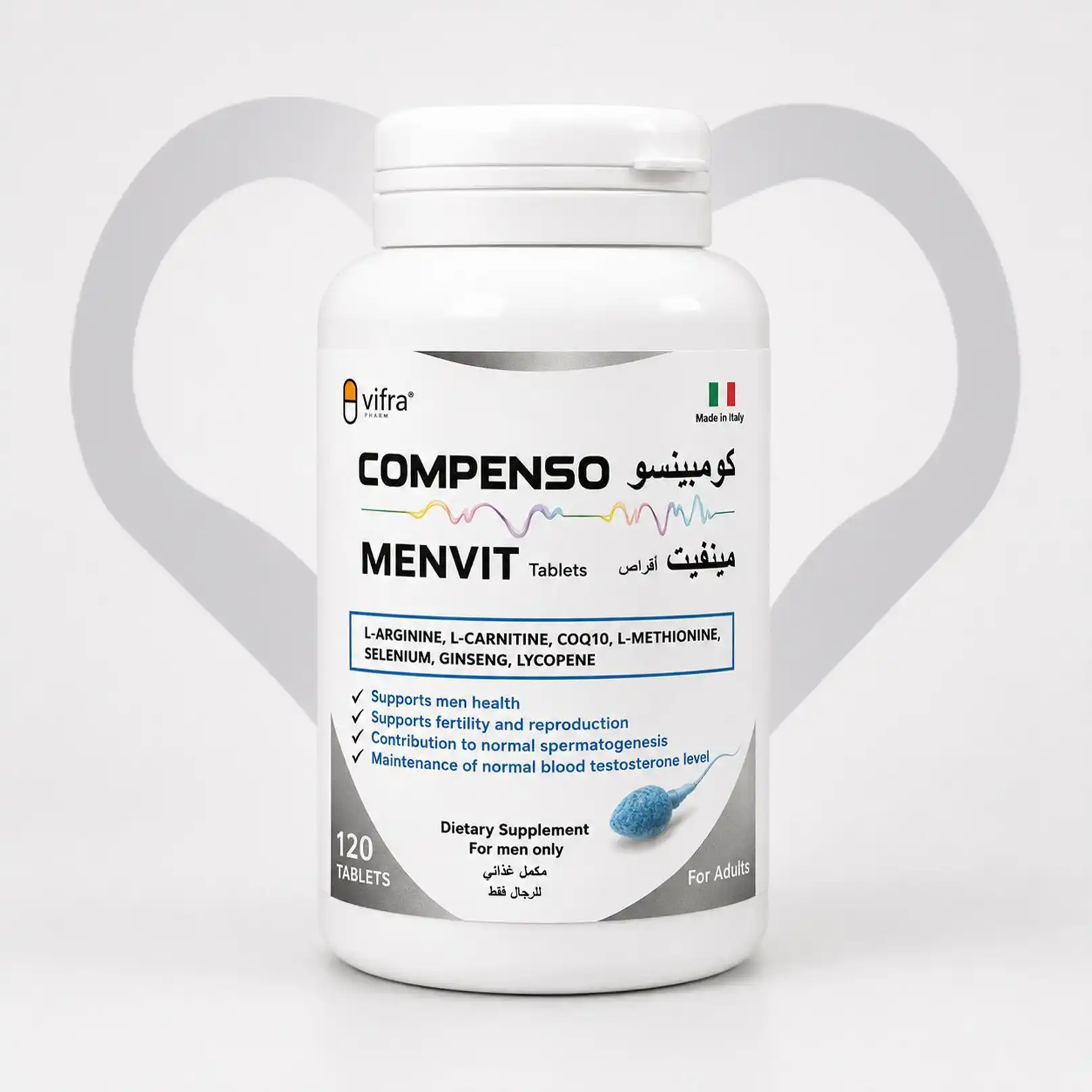 COMPENSO MENVIT 120 TABLETS