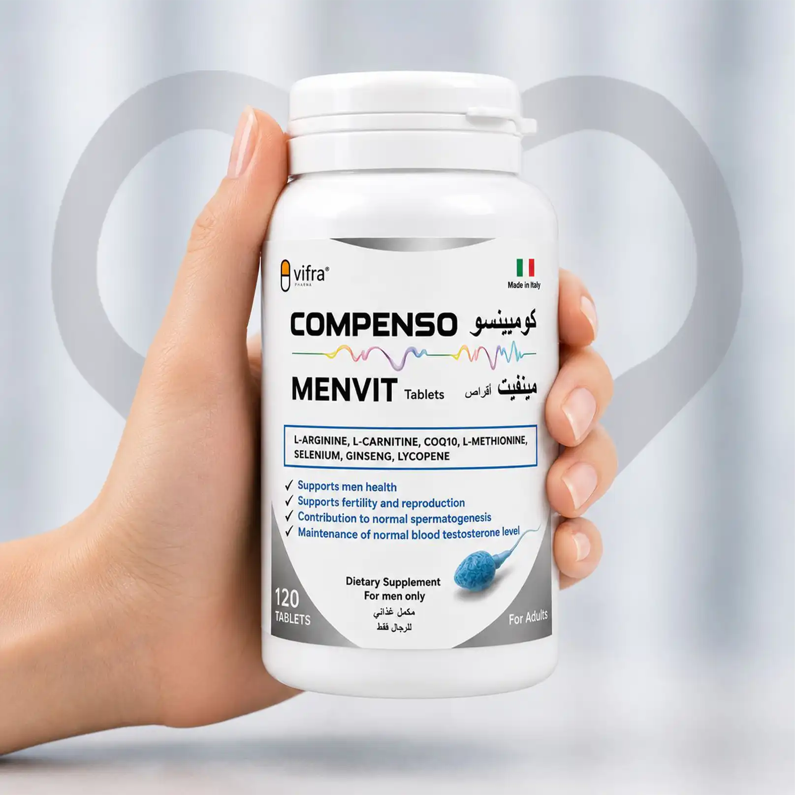 COMPENSO MENVIT 120 TABLETS