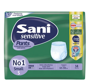 Sani Sensitive pant size Small(14 pcs)