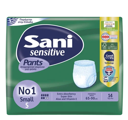 Sani Sensitive pant size Small(14 pcs)