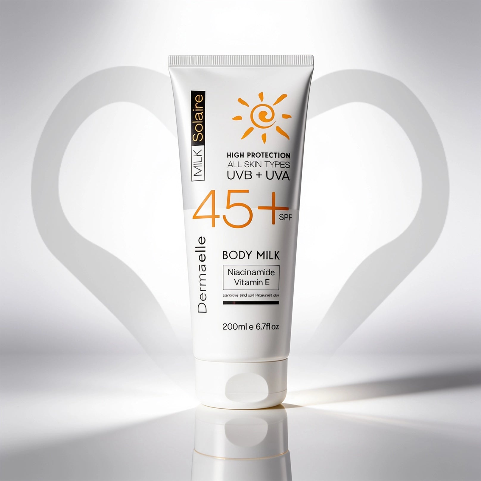 Dermaelle Solaire SPF45 Body Milk 200ml