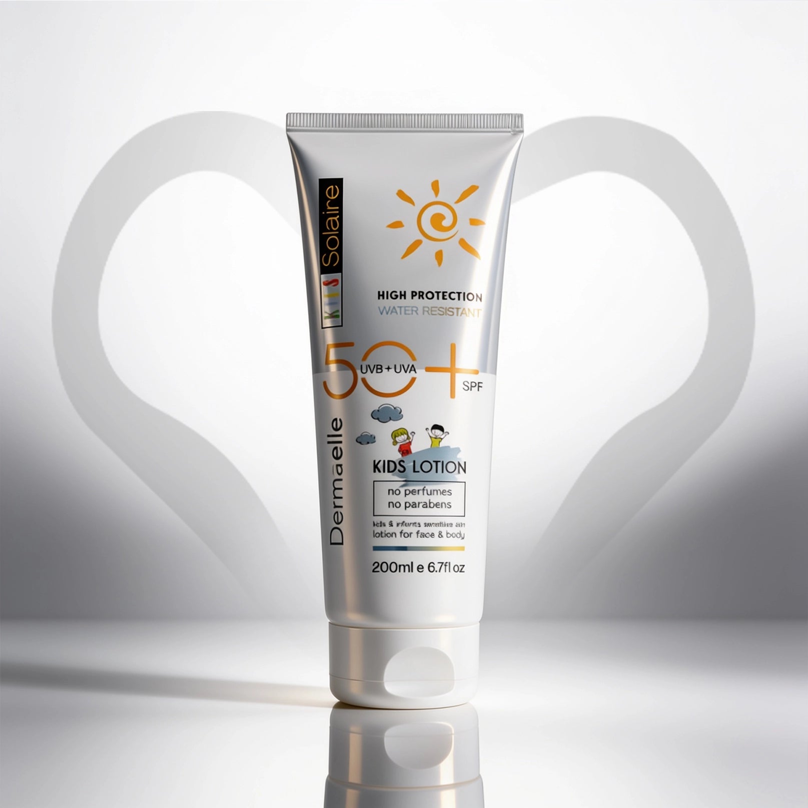 Dermaelle Solaire SPF50 Kids Face & Body Lotion 200ml