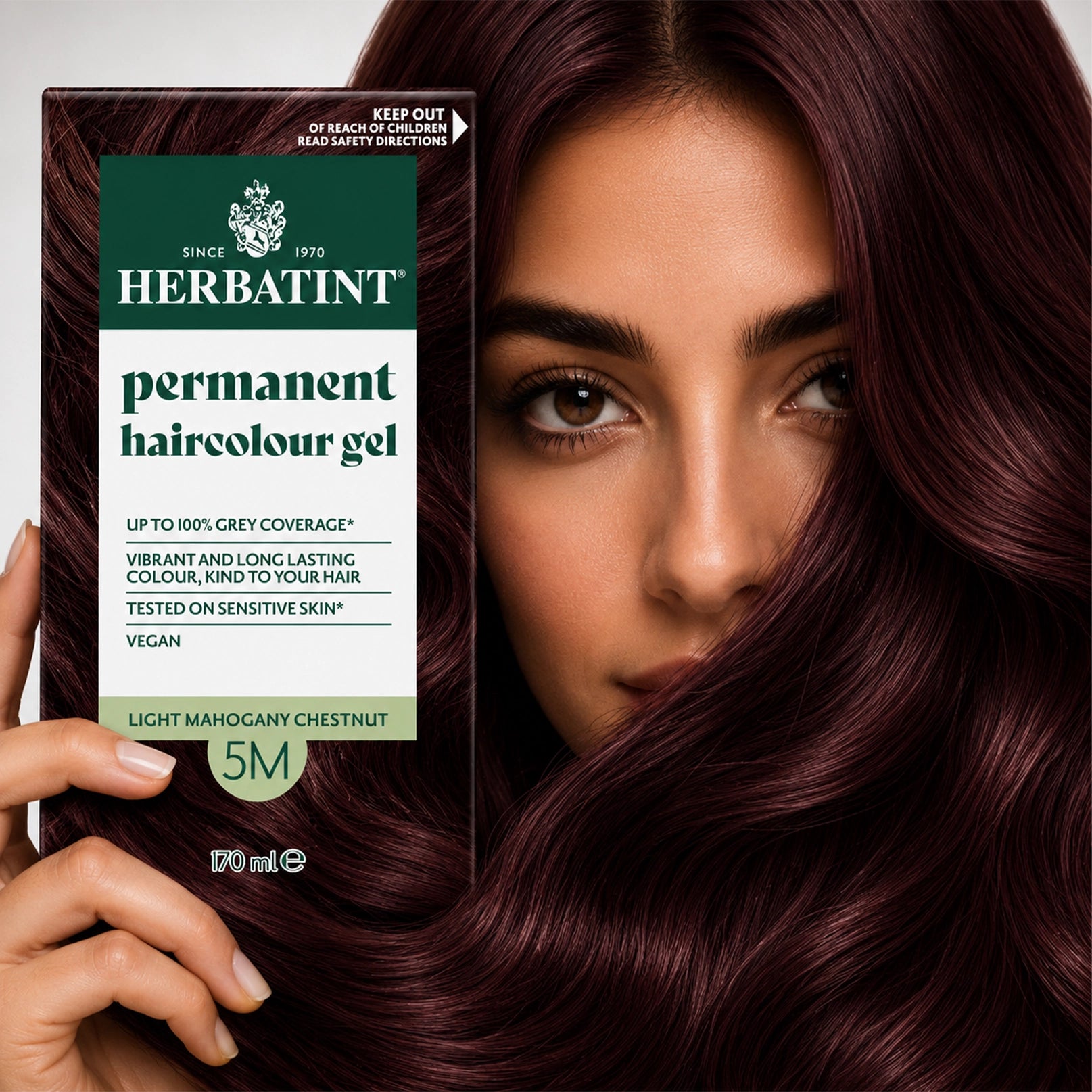 Herbatint Permanent Haircolour Gel 5M Light Mahogany Chestnut