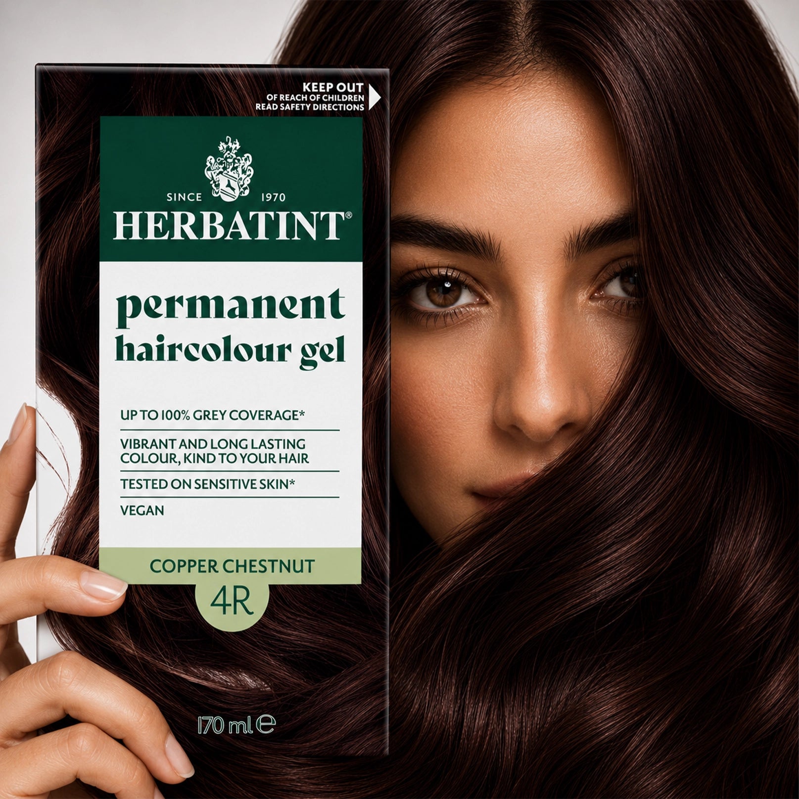 Herbatint Permanent Haircolour Gel 4R Copper Chestnut