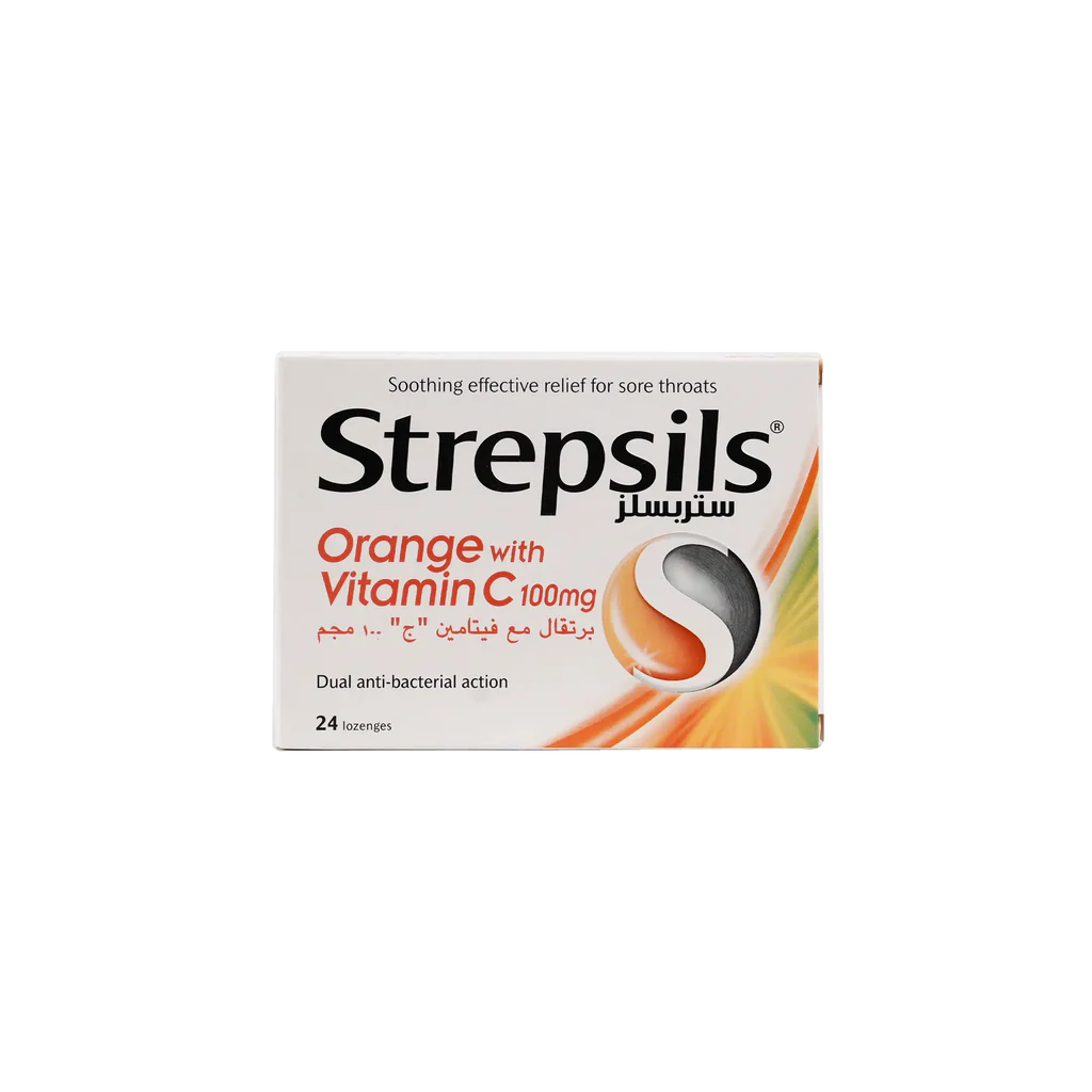 Strepsils Vitamin C Lozenges – 24 Tablets