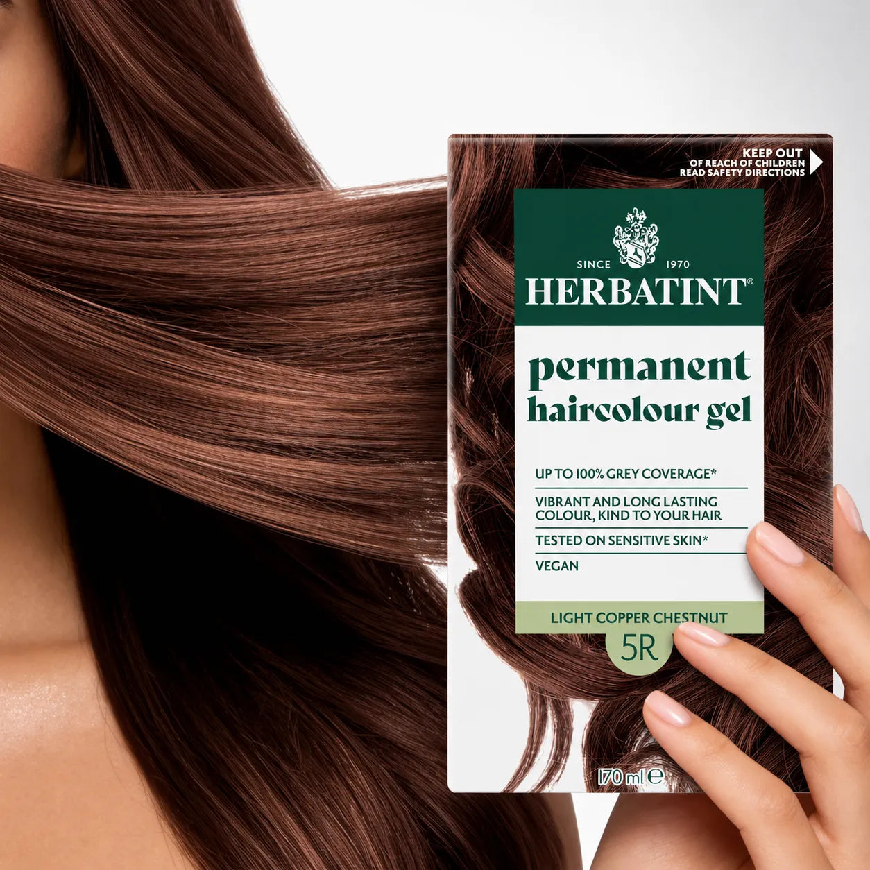 HERBATINT HAIR COLOR GEL 5R-LIGHT COPPER CHESTNUT