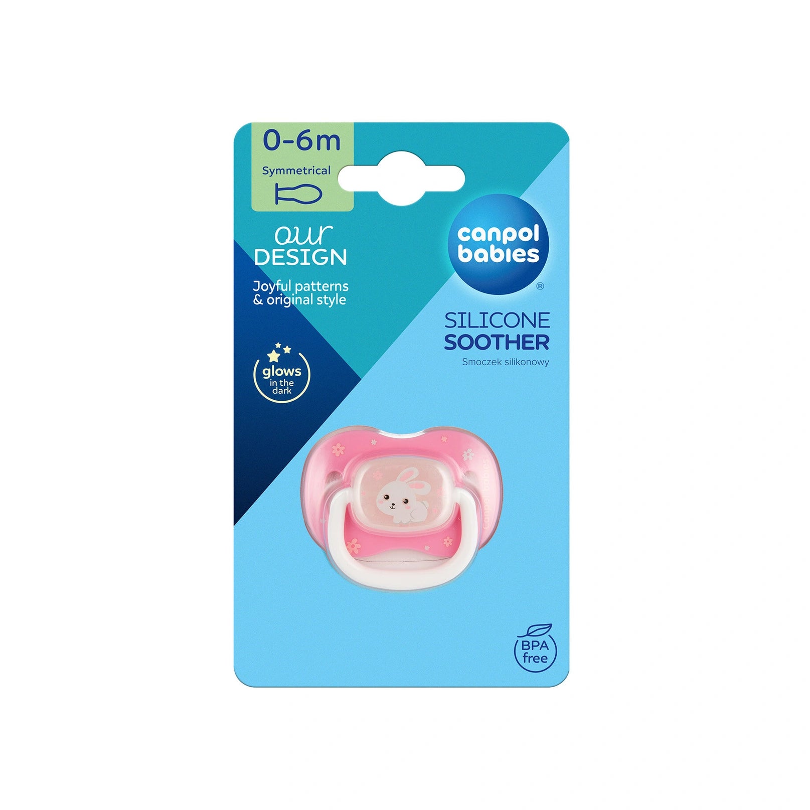 Canpol Silicone Soother (0-6M) Pink