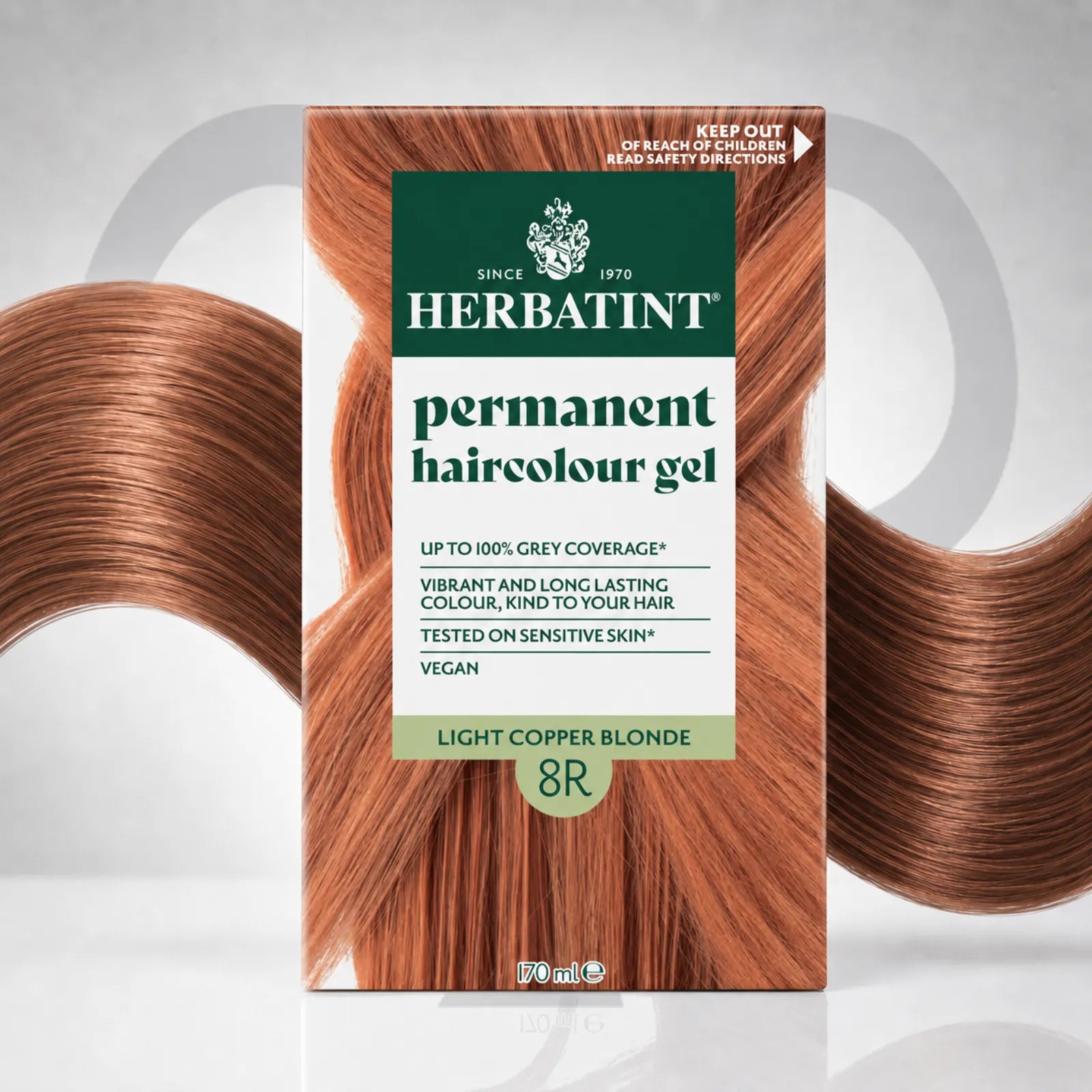 HERBATINT HAIR COLOR GEL 8R-LIGHT COPPER BLONDE