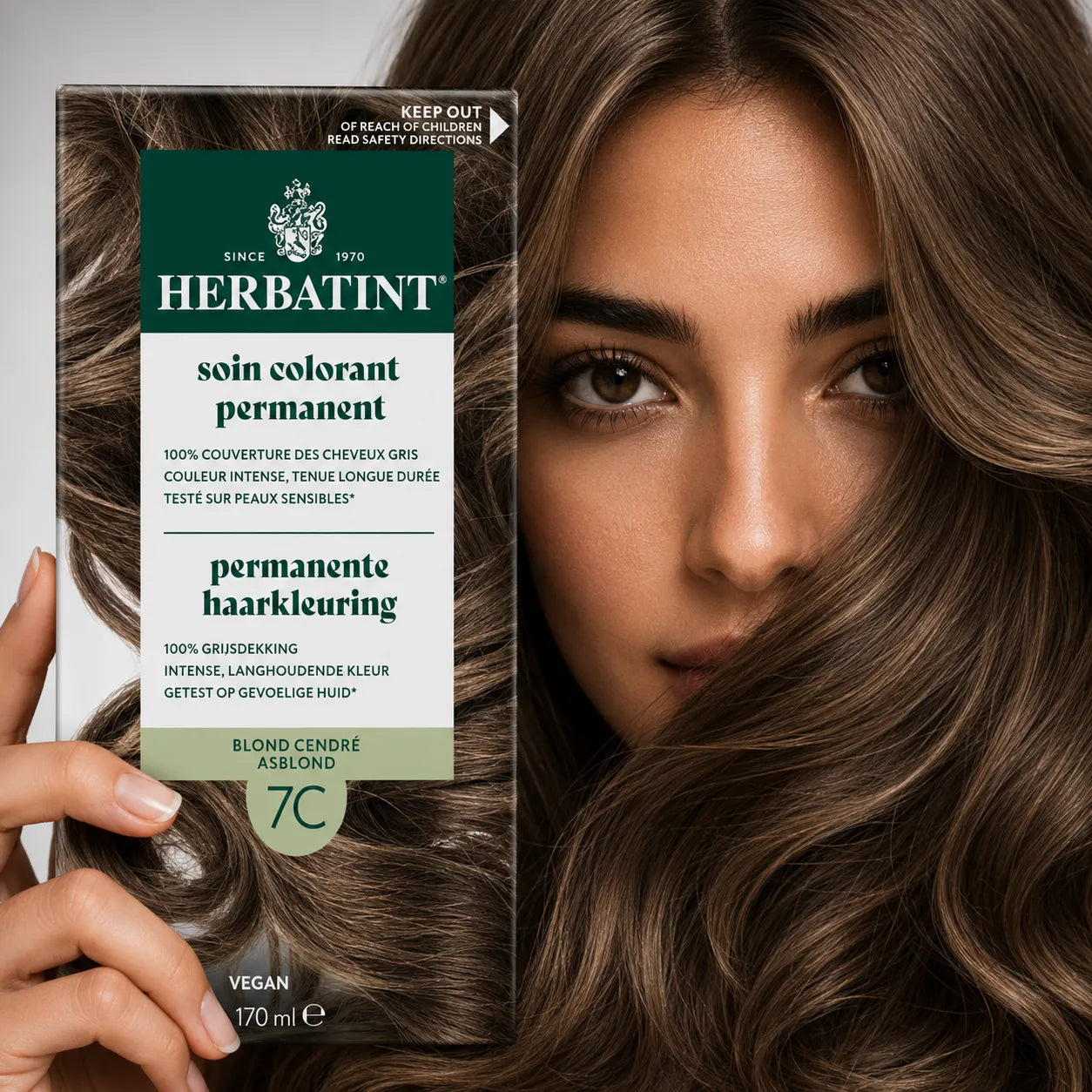 HERBATINT HAIR COLOR GEL 7C-ASH BLONDE