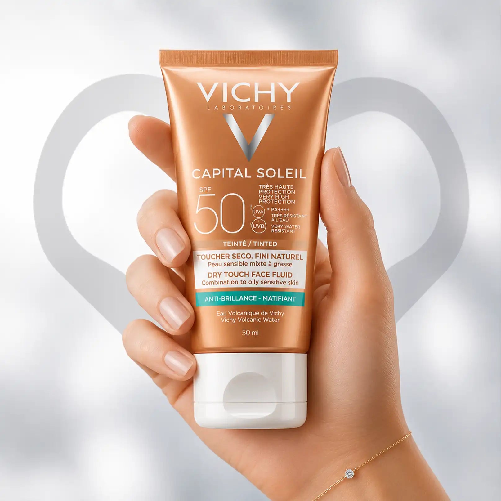 فيتشي كابيتال سوليل فلوييد تينت خفيف الملمس SPF50 50 مل